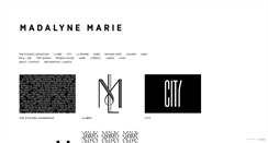 Desktop Screenshot of madalyne.com